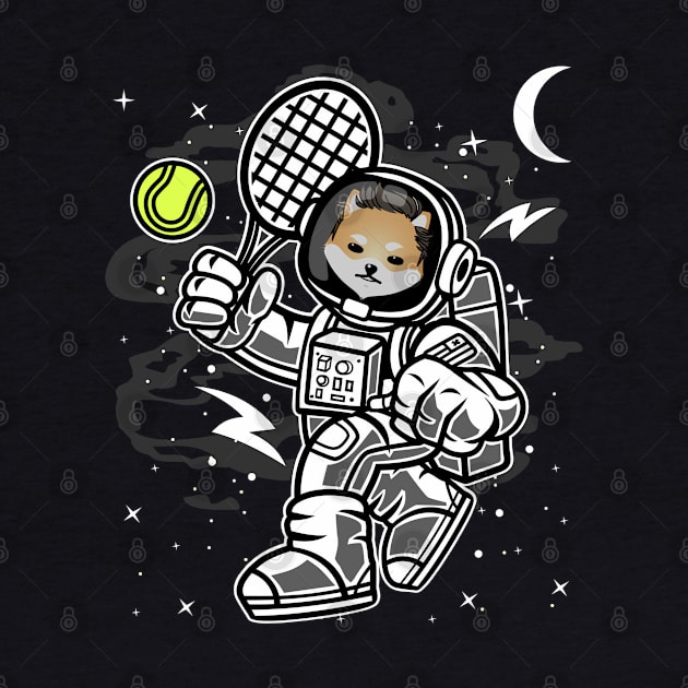Astronaut Tennis Dogelon Mars ELON Coin To The Moon Crypto Token Cryptocurrency Blockchain Wallet Birthday Gift For Men Women Kids by Thingking About